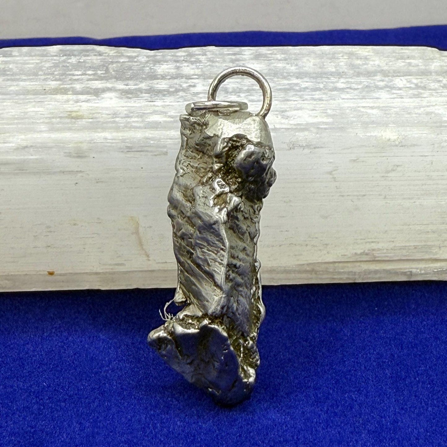Beautiful Aletai Meteorite Pendant, 8.66 grams, Astronomy Gift, Authentic Meteorite, Meteorite Jewelry, Meteorite Pendant, COA, Space Gift