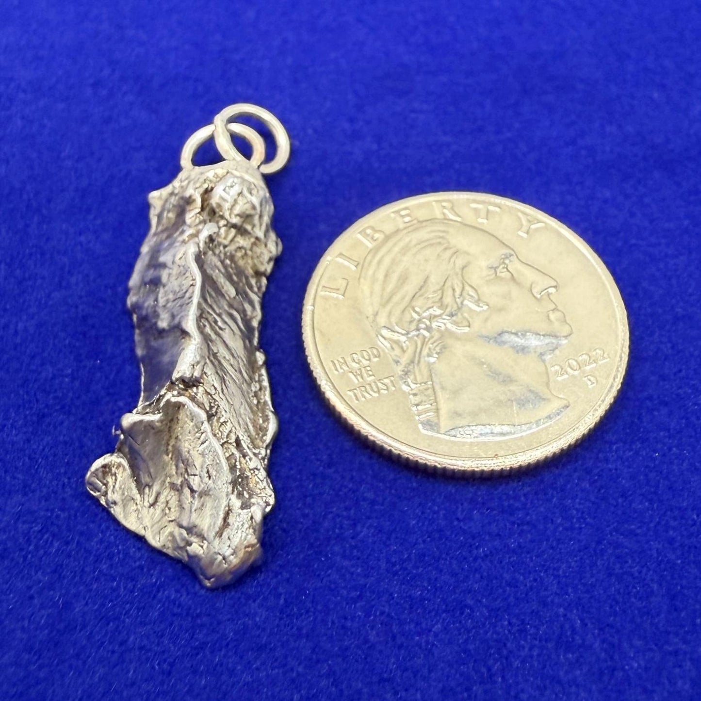 Beautiful Aletai Meteorite Pendant, 8.66 grams, Astronomy Gift, Authentic Meteorite, Meteorite Jewelry, Meteorite Pendant, COA, Space Gift