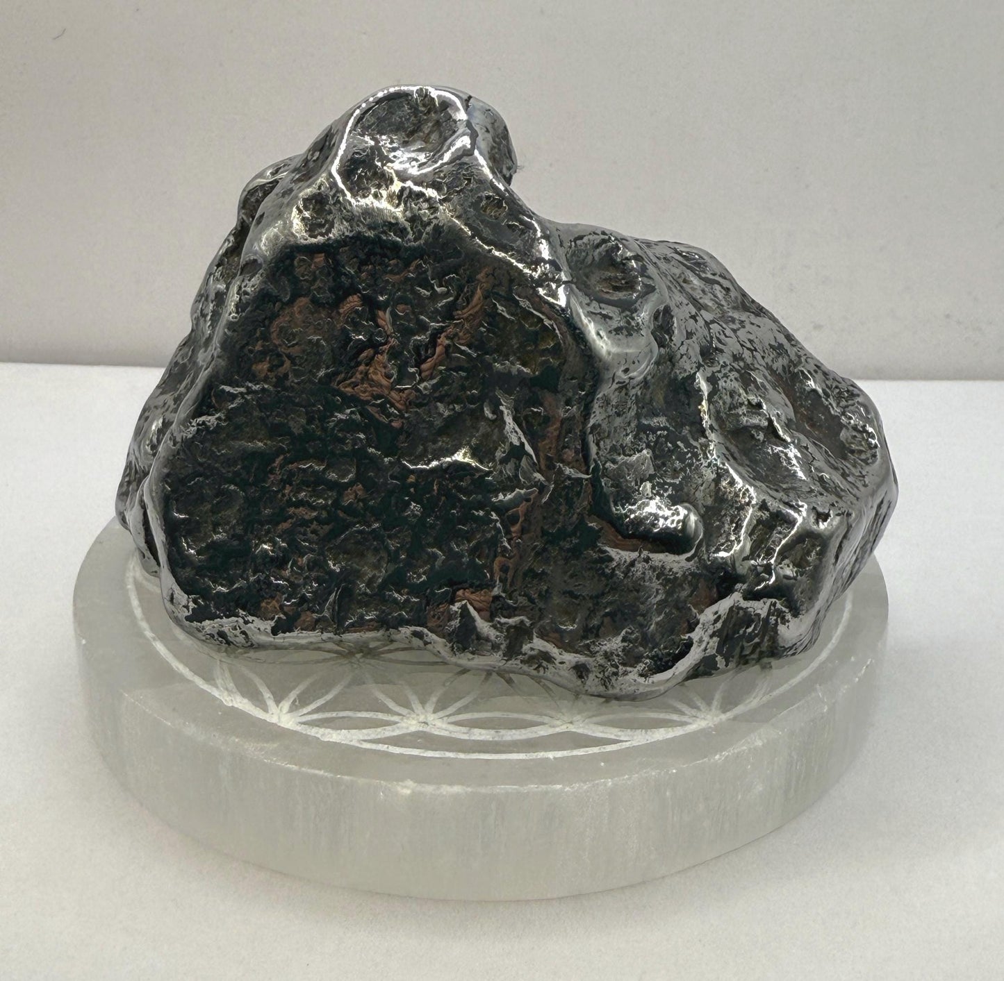 Beautiful Large Aletai Meteorite Specimen, 2.4 Lbs, Meteorite Collection, Astronomy Gift, Authentic Meteorite, Space Gift, Office Decor, Coa