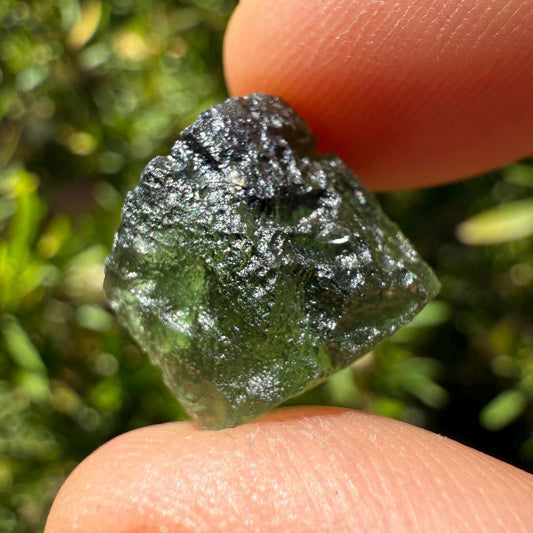 Moldavite Tektite Specimen, Authentic Moldavite, Transformation, Manifestation, Reiki, Authentic Moldavite Specimen, 2.18 grams/10.9 carats