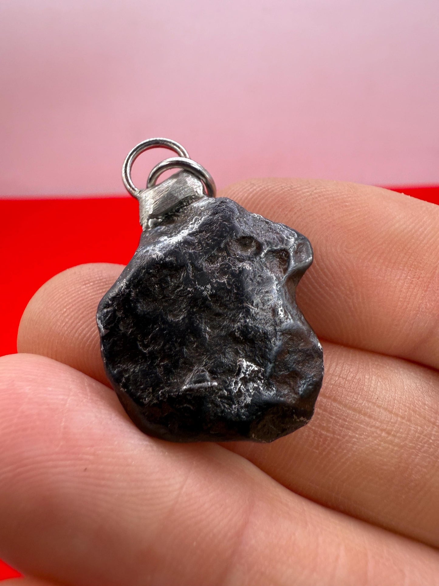 Agoudal Meteorite Pendant, Agoudal, Astronomy Gift, Space Gift, Iron Meteorite, Handmade Pendant, Authentic Iron Meteorite, 10.12 Grams