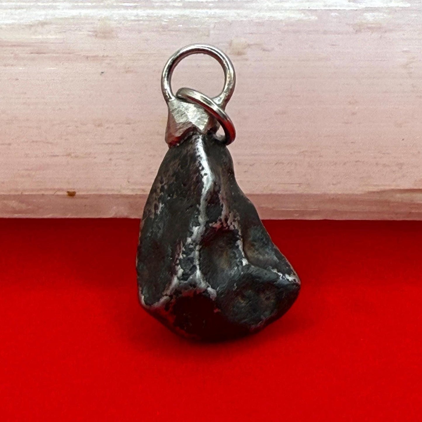Agoudal Meteorite Pendant, Agoudal, Astronomy Gift, Space Gift, Iron Meteorite, Handmade Pendant, Authentic Iron Meteorite, 7.43 Grams