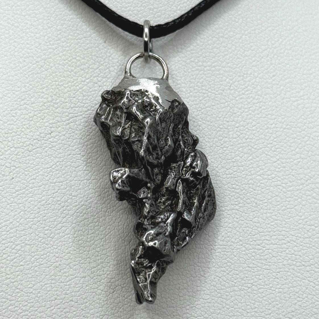 Beautiful Meteorite Campo del Cielo Pendant 15.31 grams, Astronomy Gift, Authentic Meteorite, Meteorite Jewelry, Meteorite Pendant, COA