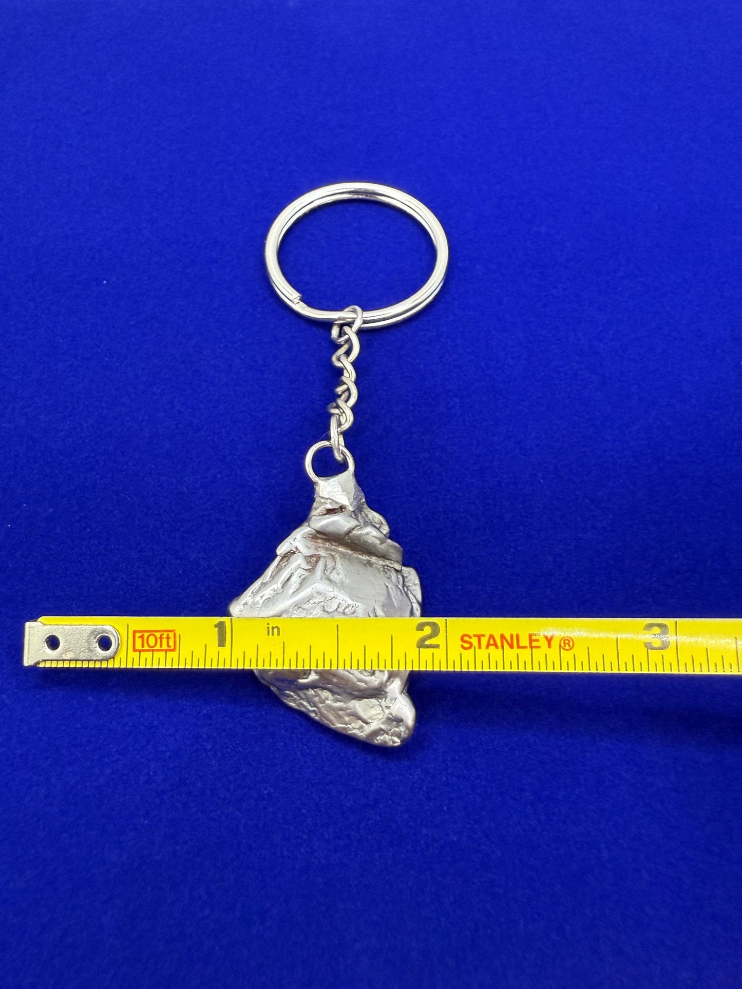 Rare Genuine Aletai Meteorite Keychain, Iron Meteorite, COA, Aletai, Astronomy Gift, Space Gift, Keychain, Space Accessories, 27.68 Grams