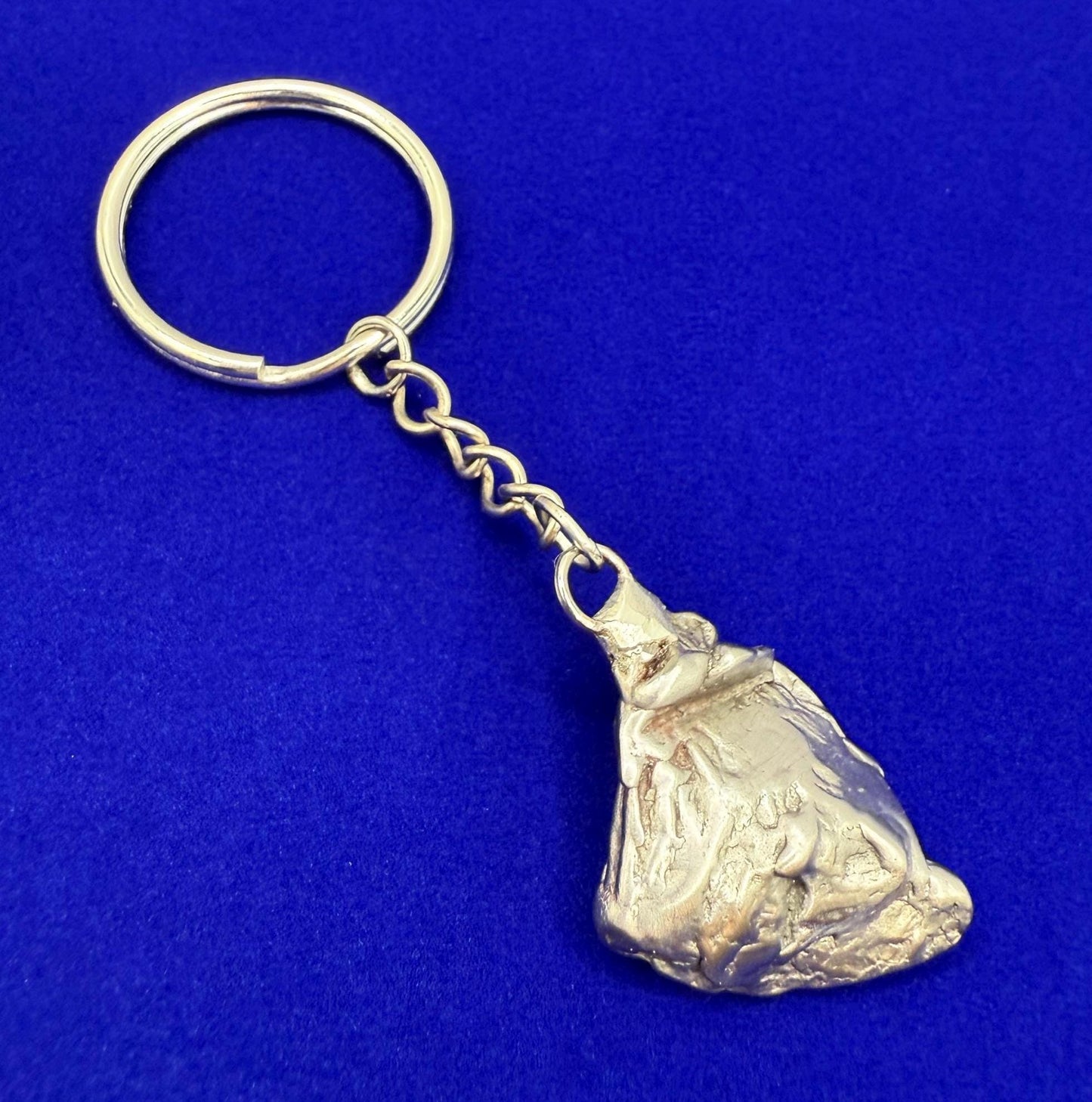 Rare Genuine Aletai Meteorite Keychain, Iron Meteorite, COA, Aletai, Astronomy Gift, Space Gift, Keychain, Space Accessories, 27.68 Grams