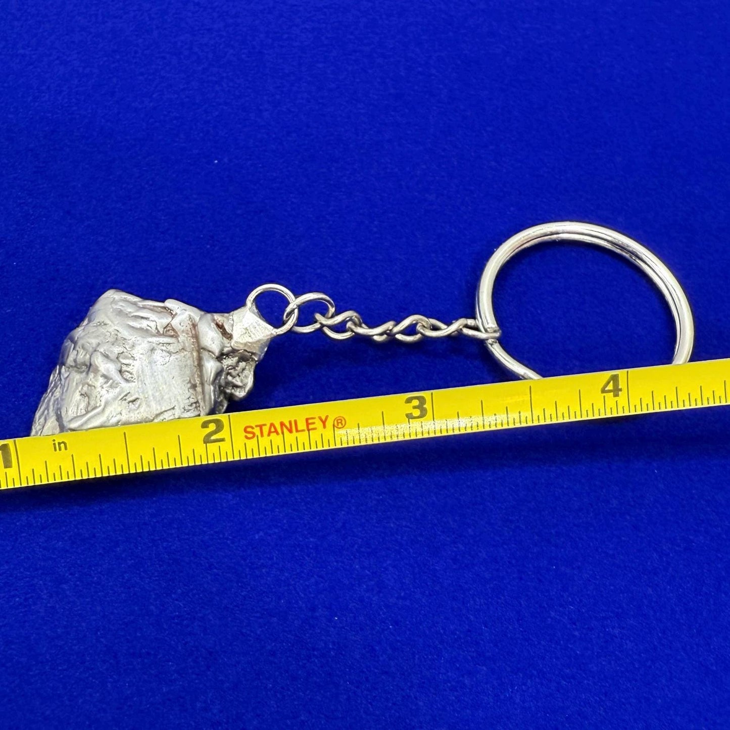 Rare Genuine Aletai Meteorite Keychain, Iron Meteorite, COA, Aletai, Astronomy Gift, Space Gift, Keychain, Space Accessories, 27.68 Grams