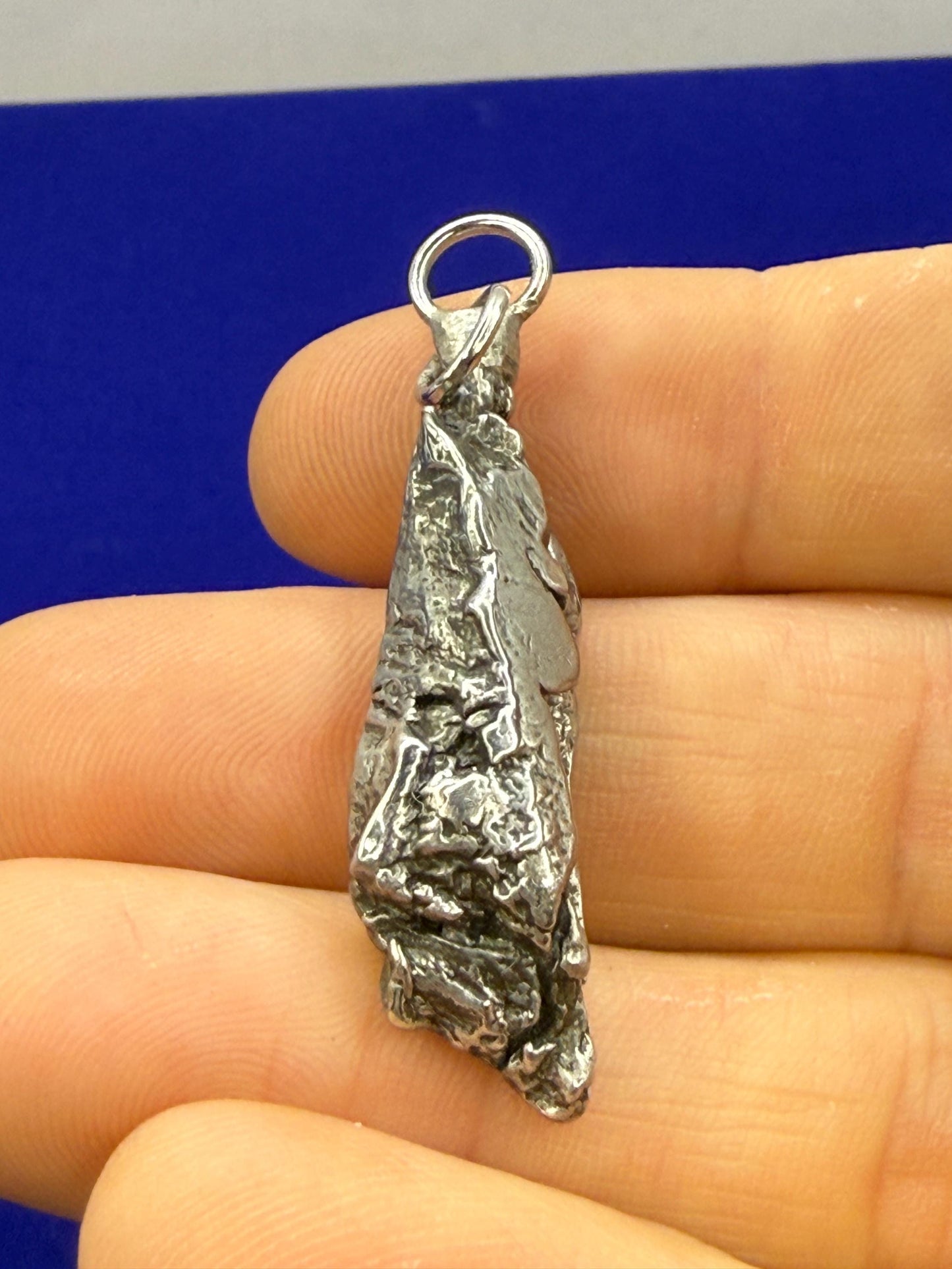 Beautiful Aletai Meteorite Pendant, 12.16 grams, Astronomy Gift, Authentic Meteorite, Meteorite Jewelry, Meteorite Pendant, COA, Space Gift