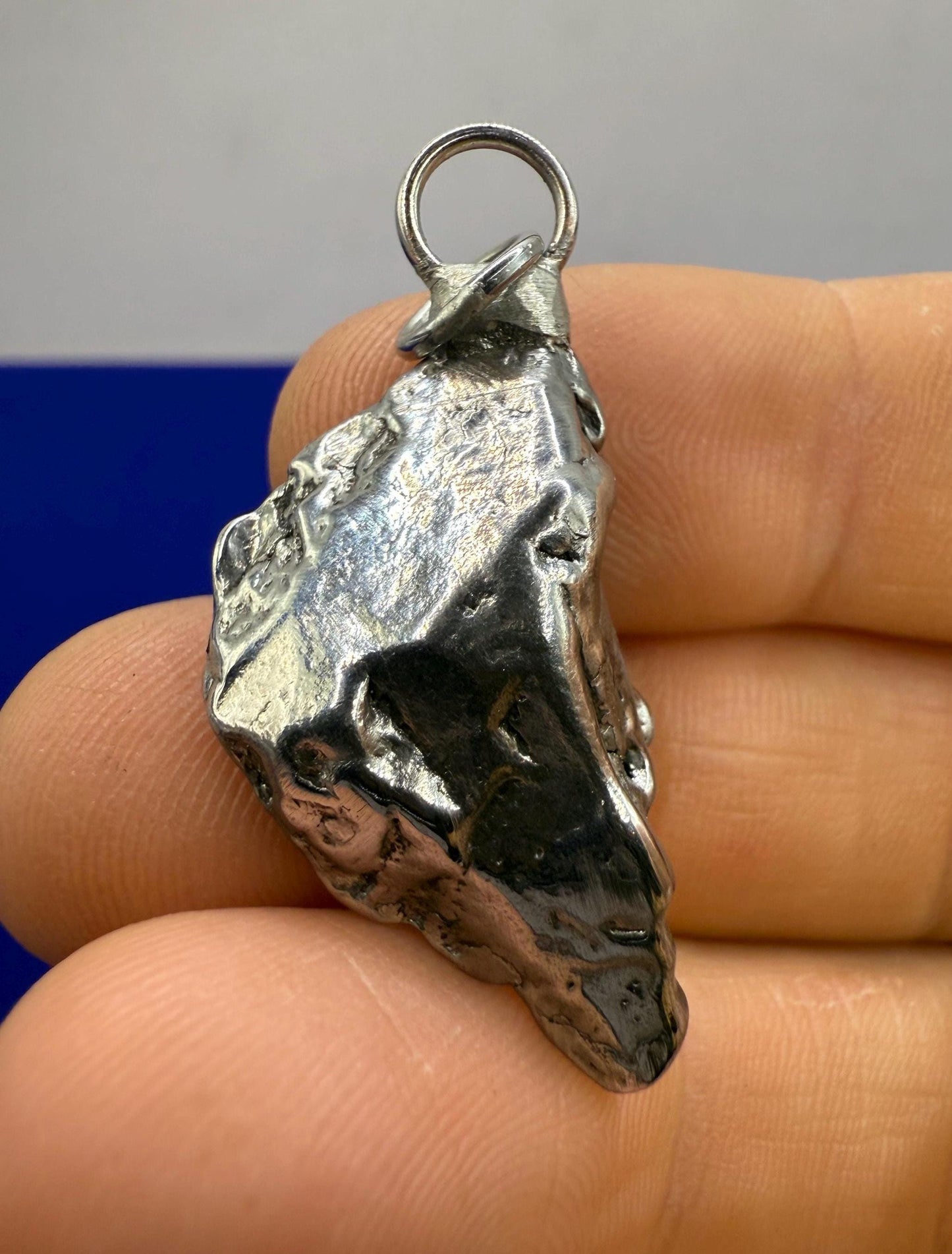 Beautiful Aletai Meteorite Pendant, 12.69 grams, Astronomy Gift, Authentic Meteorite, Meteorite Jewelry, Meteorite Pendant, COA, Space Gift