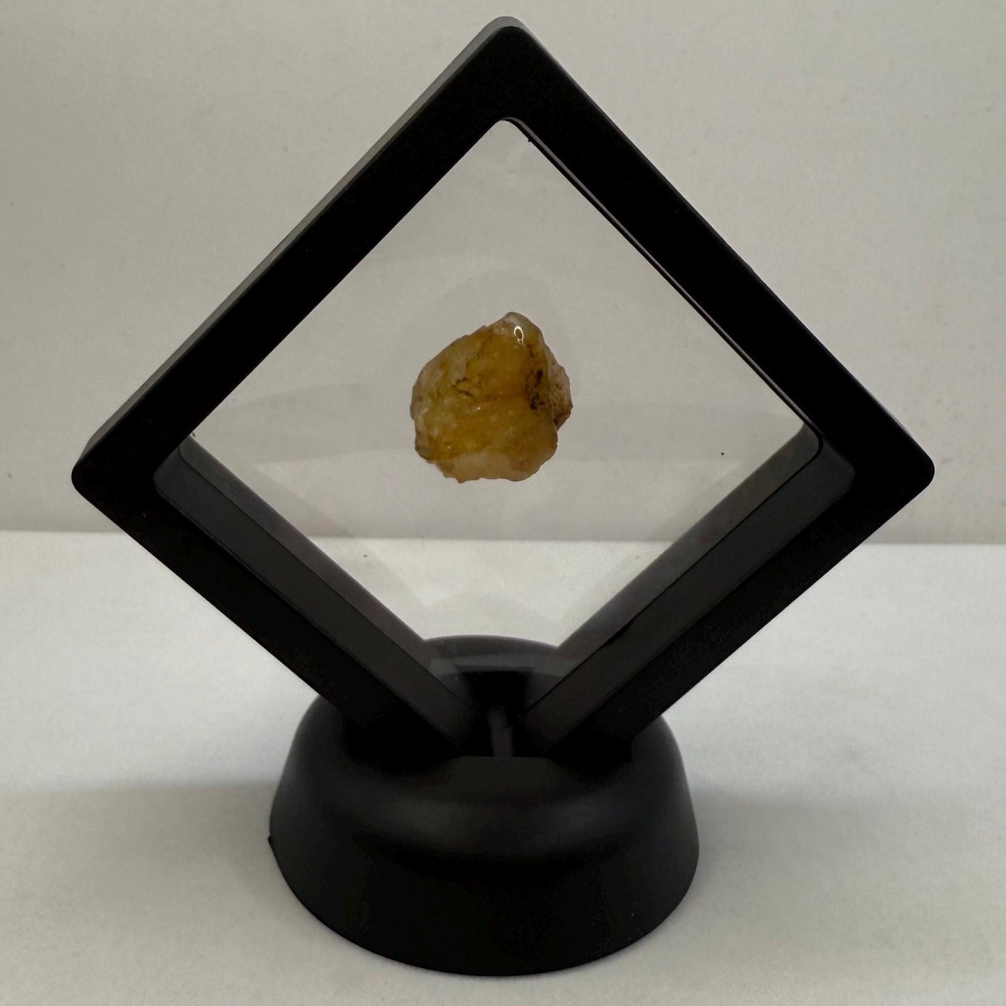 Golden Brazilian Phenacite, 6.54g (32.7 Carats) Tangerine Phenacite, High-Vibration Gemstone from Bahia, Brazil, Rare Collector’s Crystal