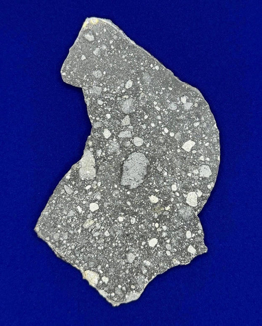 NWA 17679 Lunar Meteorite Slice, Rare Feldspathic Breccia Lunar, Mauritania, Africa, Moon Rock, Astronomy Gift, 35.62 grams