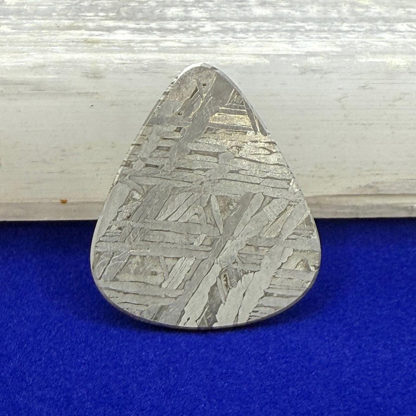 Aletai Meteorite Guitar Pick, Etched & Polished, 7.67g, Authentic Iron Meteorite, Truly Out of This World, Unique Music Gift, Astronomy Gift