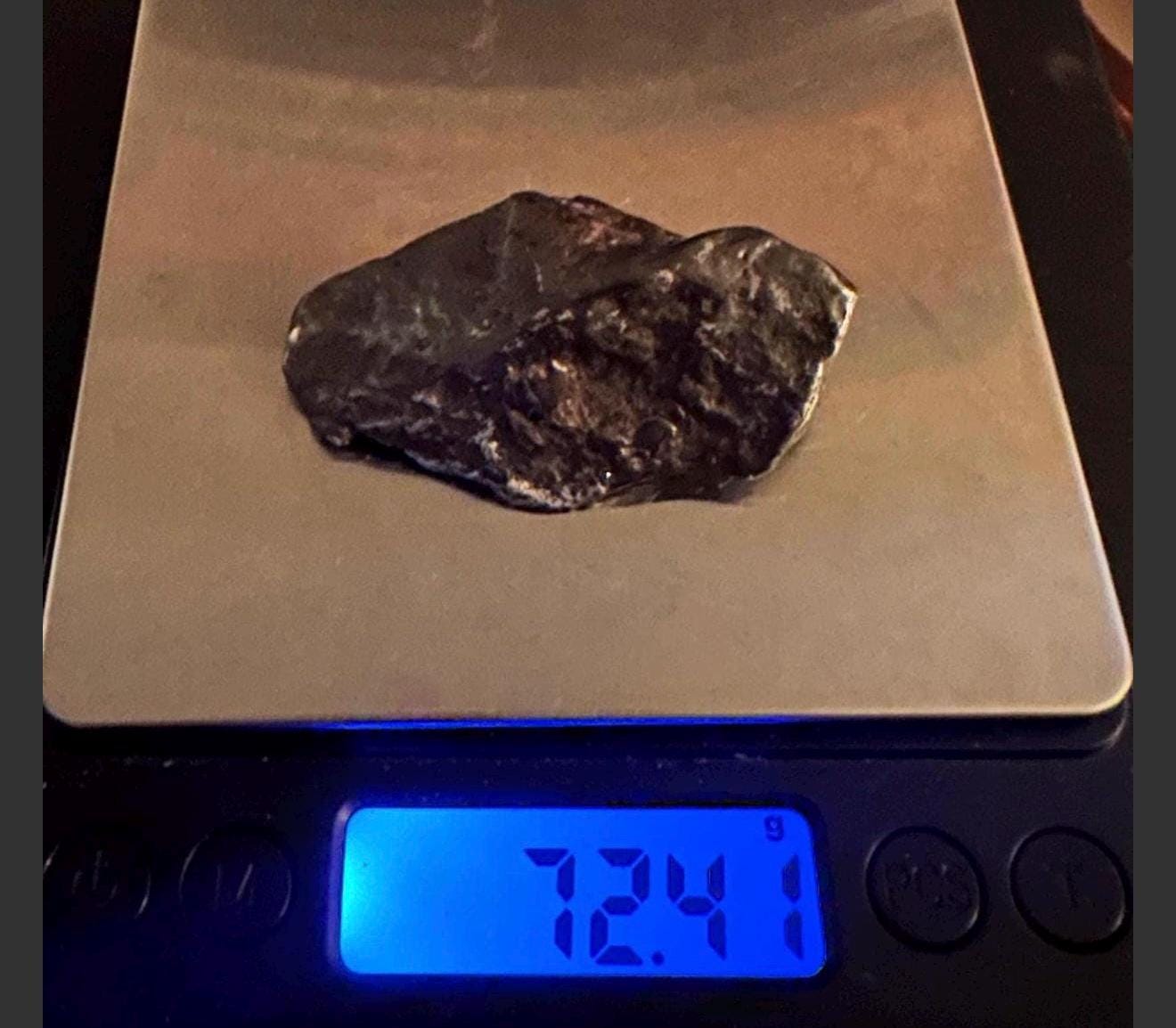 Seymchan Polished Pallasite Meteorite, Augudal Meteorite, Astronomy Gift, Stony Iron Meteorite, Meteorite Collection, COA, 59.55g, 72.41g
