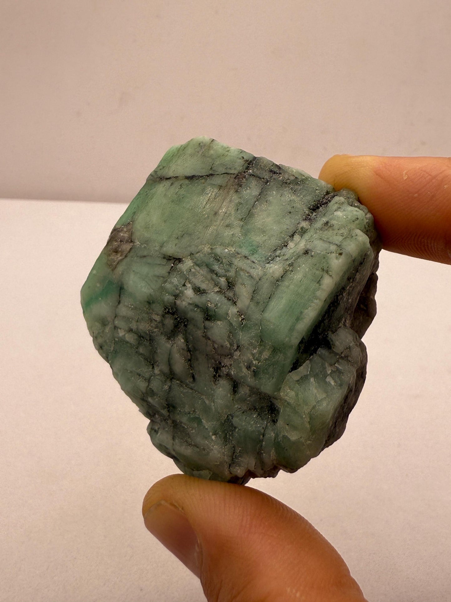 Polished Rough Emerald, Emerald Stone, Authentic Emerald, Brazilian Emerald, Heart Chakra, Brazilian Emerald, 80.68 grams/403 Carats