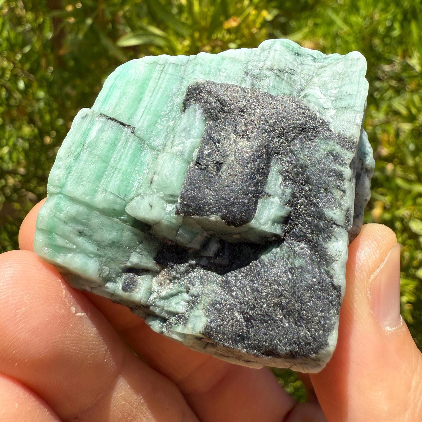 Polished Rough Emerald, Emerald Stone, Authentic Emerald, Brazilian Emerald, Heart Chakra, Brazilian Emerald, 80.68 grams/403 Carats