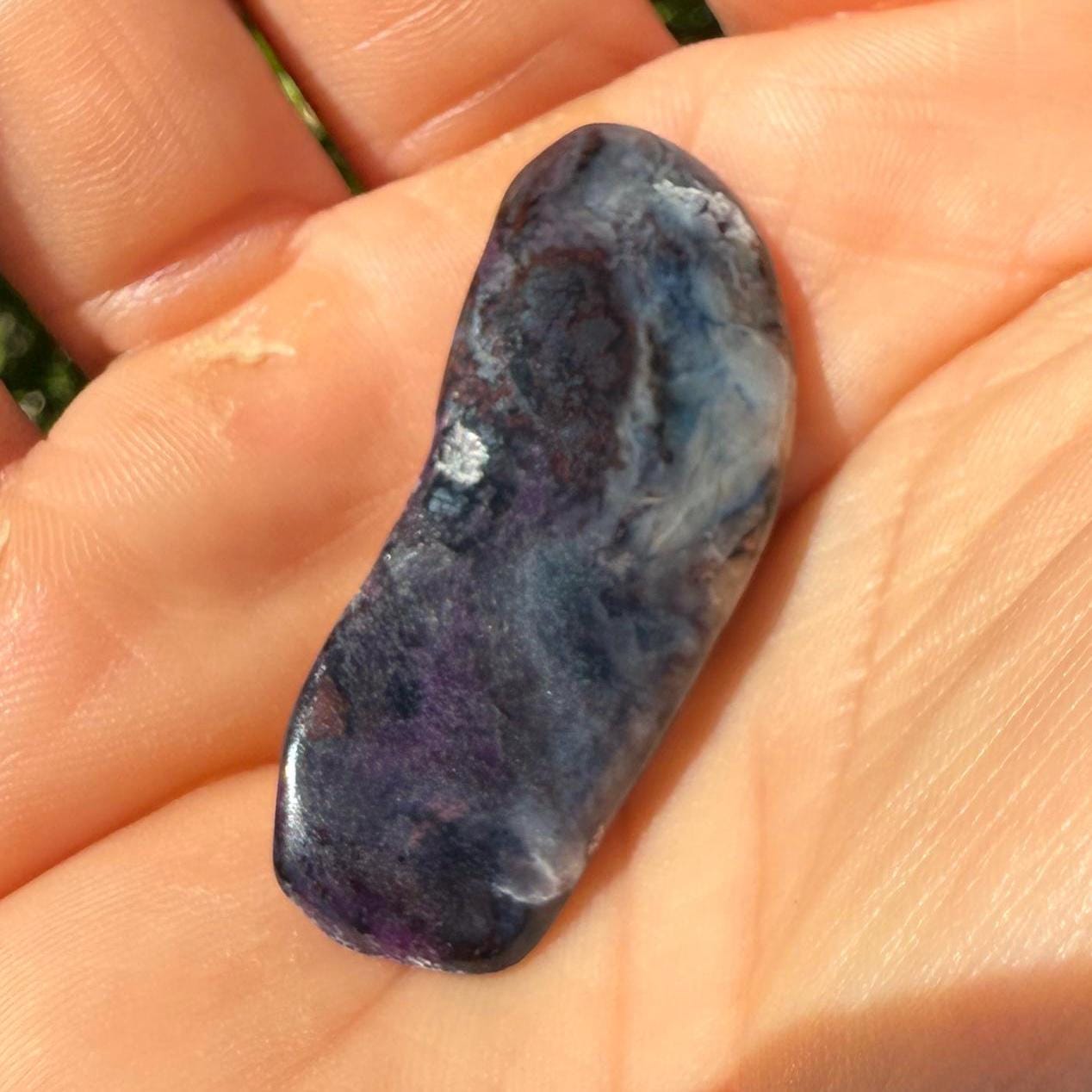 Sugalite Specimen, Polished Sugalite, Rare Sugalite, Inner Peace, South African, Reiki Energy Work, Authentic Sugalite, 9.02 grams