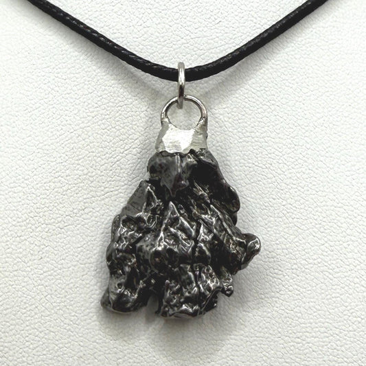 Beautiful Meteorite Campo del Cielo Pendant 13.10 grams, Astronomy Gift, Authentic Meteorite, Meteorite Jewelry, Meteorite Pendant, COA