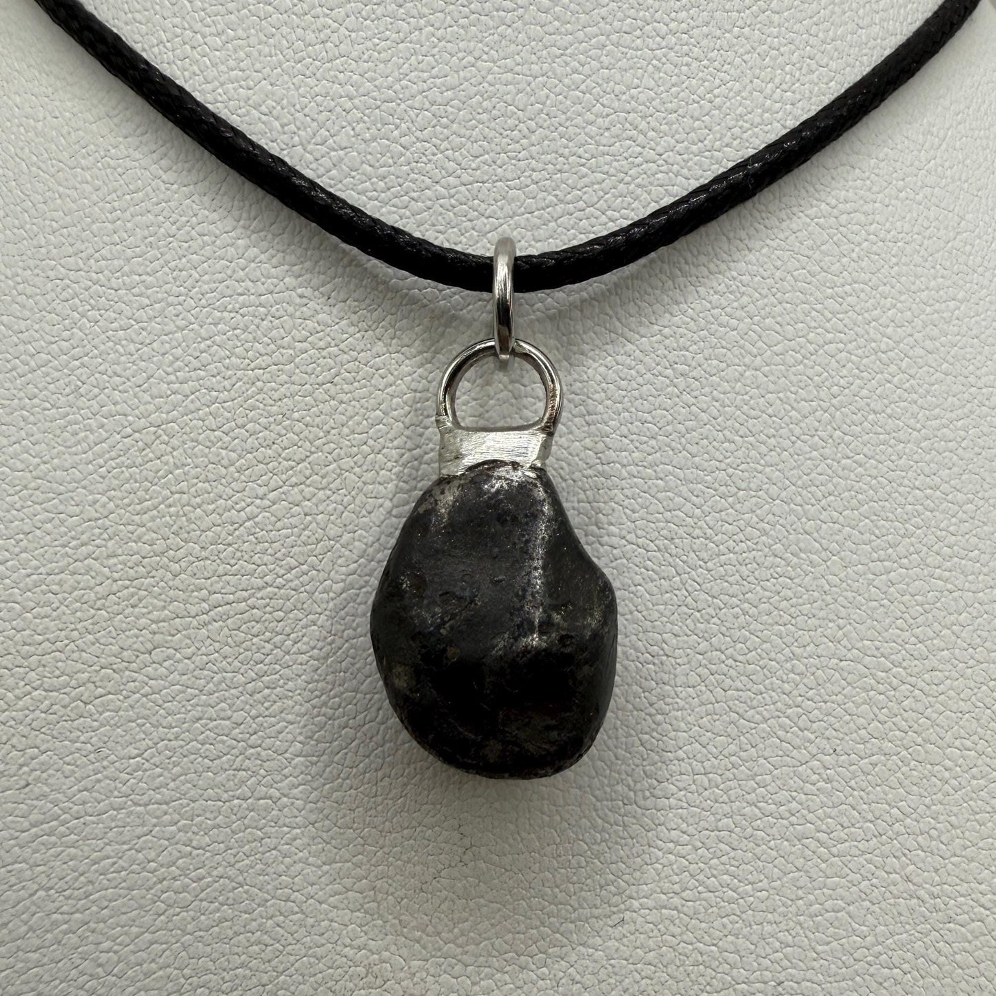 Agoudal Meteorite Pendant, Agoudal, Astronomy Gift, Space Gift, Iron Meteorite, Handmade Pendant, Authentic Iron Meteorite, 7.55 Grams