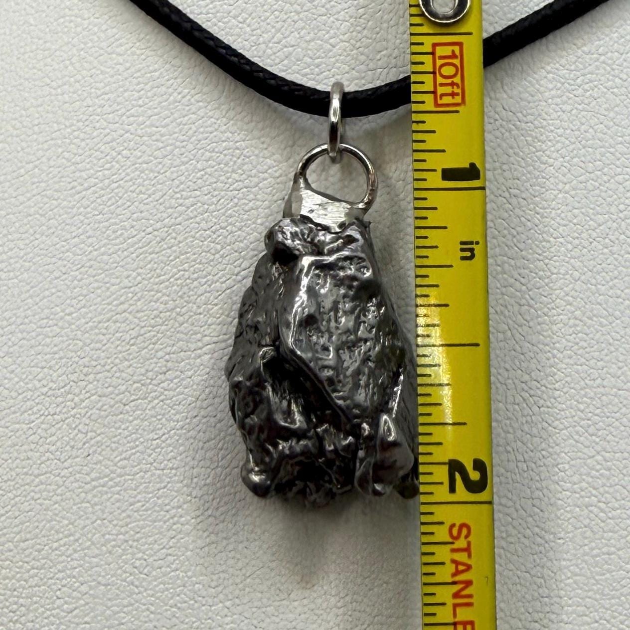Beautiful Meteorite Campo del Cielo Pendant 14.51 grams, Astronomy Gift, Authentic Meteorite, Meteorite Jewelry, Meteorite Pendant, COA