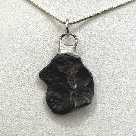 Agoudal Meteorite Pendant, Agoudal, Astronomy Gift, Space Gift, Iron Meteorite, Handmade Pendant, Authentic Iron Meteorite, 10.12 Grams