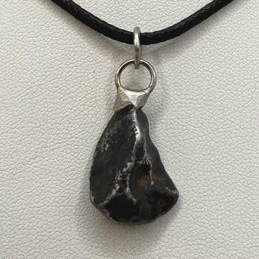 Agoudal Meteorite Pendant, Agoudal, Astronomy Gift, Space Gift, Iron Meteorite, Handmade Pendant, Authentic Iron Meteorite, 7.43 Grams