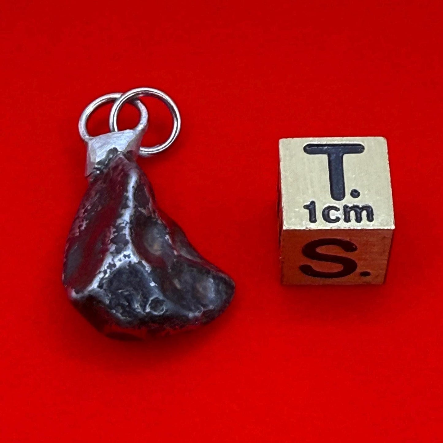 Agoudal Meteorite Pendant, Agoudal, Astronomy Gift, Space Gift, Iron Meteorite, Handmade Pendant, Authentic Iron Meteorite, 7.43 Grams