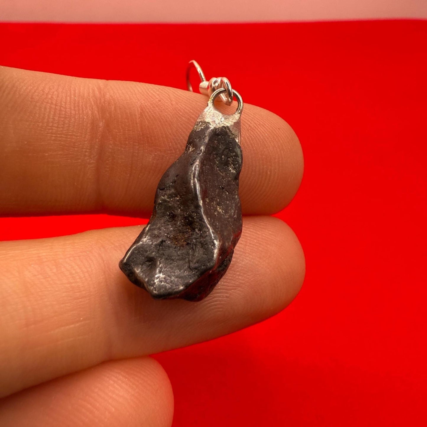 Agoudal Meteorite Earrings, Agoudal, Astronomy Gift, Space Gift, Iron Meteorite, Dangle Earrings, Authentic Iron Meteorite, 9.94 Grams