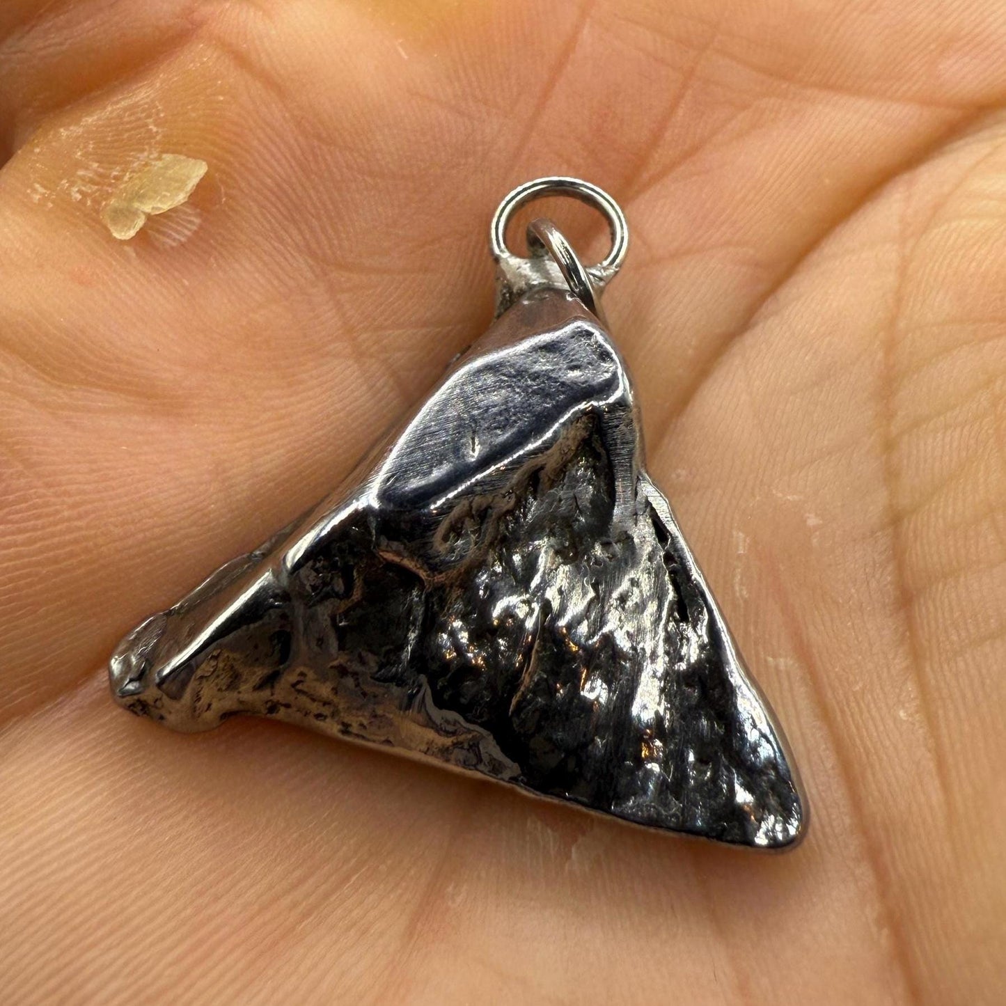 Beautiful Aletai Meteorite Pendant, 18.87 grams, Astronomy Gift, Authentic Meteorite, Meteorite Jewelry, Meteorite Pendant, COA, Space Gift