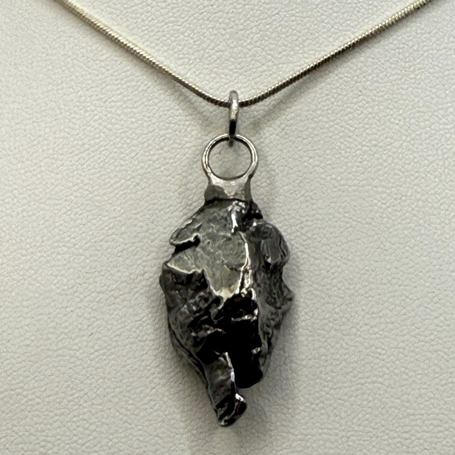 Beautiful Aletai Meteorite Pendant, 11.59 grams, Astronomy Gift, Authentic Meteorite, Meteorite Jewelry, Meteorite Pendant, COA, Space Gift
