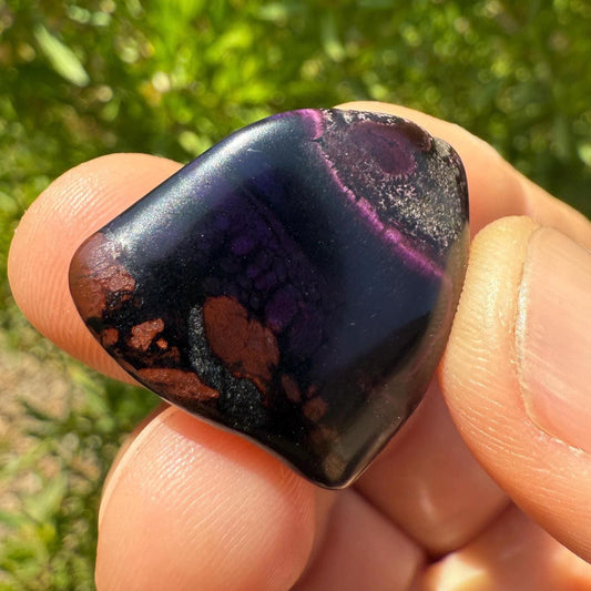 Sugalite Specimen, Polished Sugalite, Rare Sugalite, Inner Peace, South African, Reiki Energy Work, Authentic Sugalite, 11.85 grams
