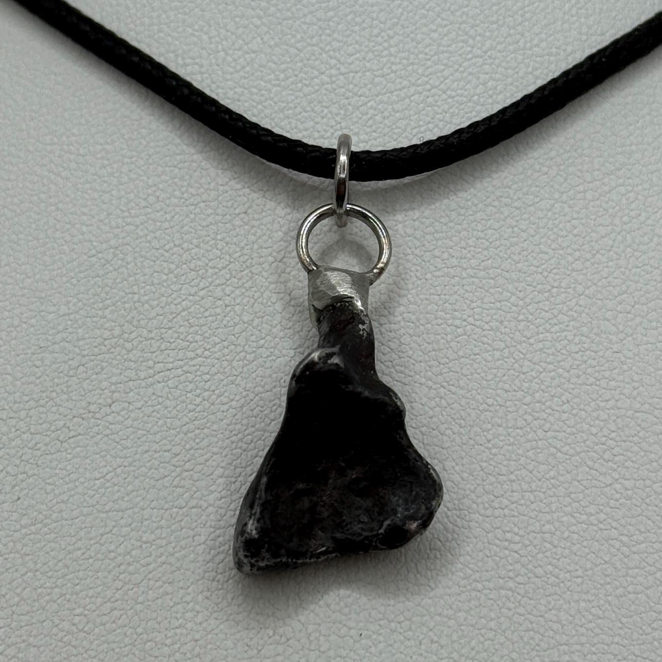 Agoudal Meteorite Pendant, Agoudal, Astronomy Gift, Space Gift, Iron Meteorite, Handmade Pendant, Authentic Iron Meteorite, 5.21 Grams