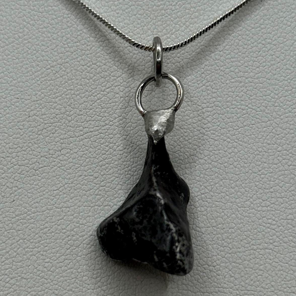 Agoudal Meteorite Pendant, Agoudal, Astronomy Gift, Space Gift, Iron Meteorite, Handmade Pendant, Authentic Iron Meteorite, 5.21 Grams