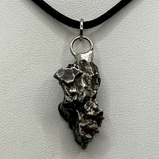 Beautiful Meteorite Campo del Cielo Pendant 10.22 grams, Astronomy Gift, Authentic Meteorite, Meteorite Jewelry, Meteorite Pendant, COA