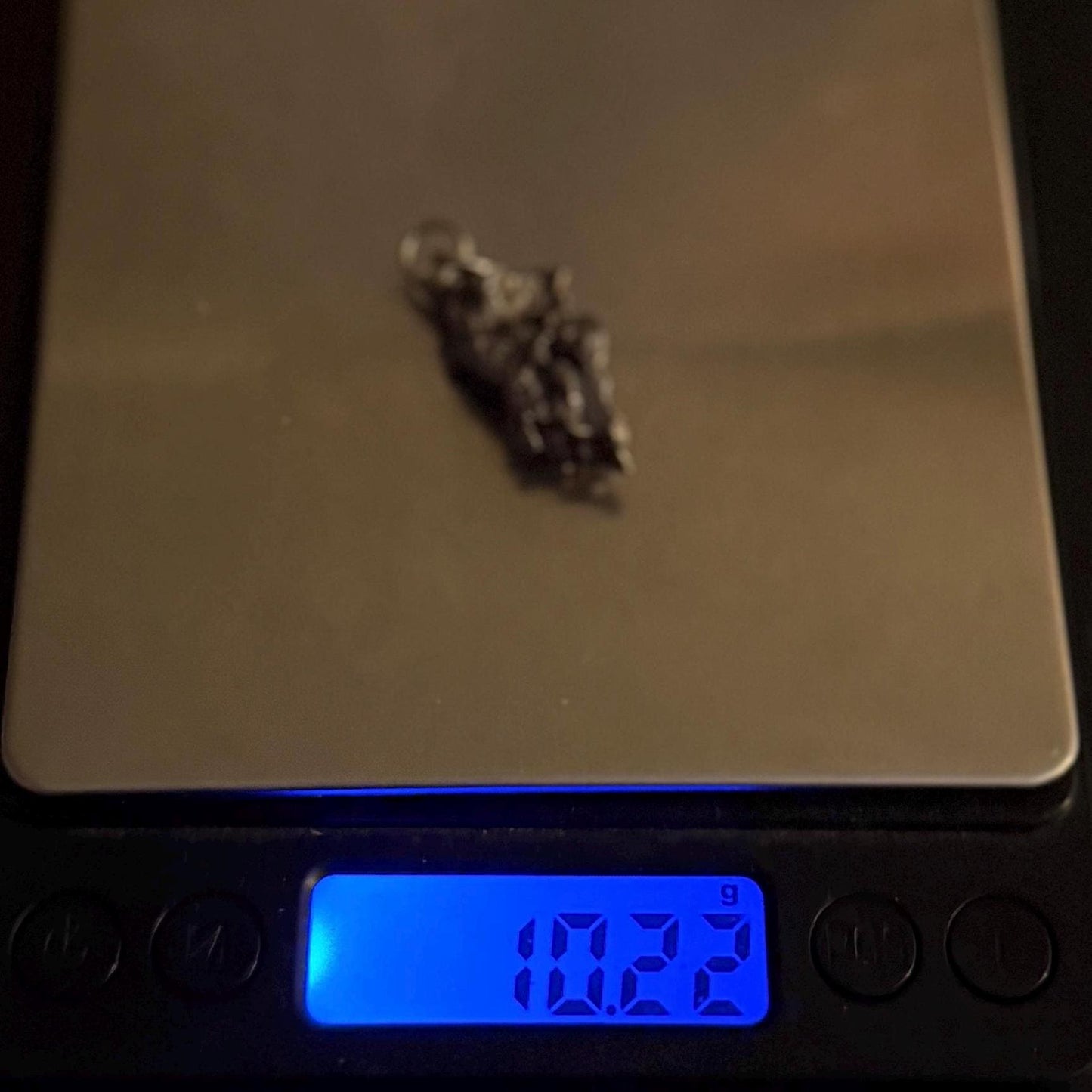 Beautiful Meteorite Campo del Cielo Pendant 10.22 grams, Astronomy Gift, Authentic Meteorite, Meteorite Jewelry, Meteorite Pendant, COA