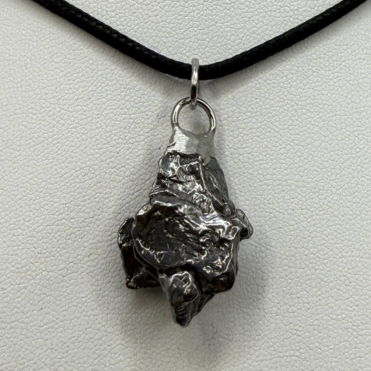 Beautiful Meteorite Campo del Cielo Pendant 12.04 grams, Astronomy Gift, Authentic Meteorite, Meteorite Jewelry, Meteorite Pendant, COA