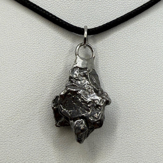 Beautiful Meteorite Campo del Cielo Pendant 12.04 grams, Astronomy Gift, Authentic Meteorite, Meteorite Jewelry, Meteorite Pendant, COA