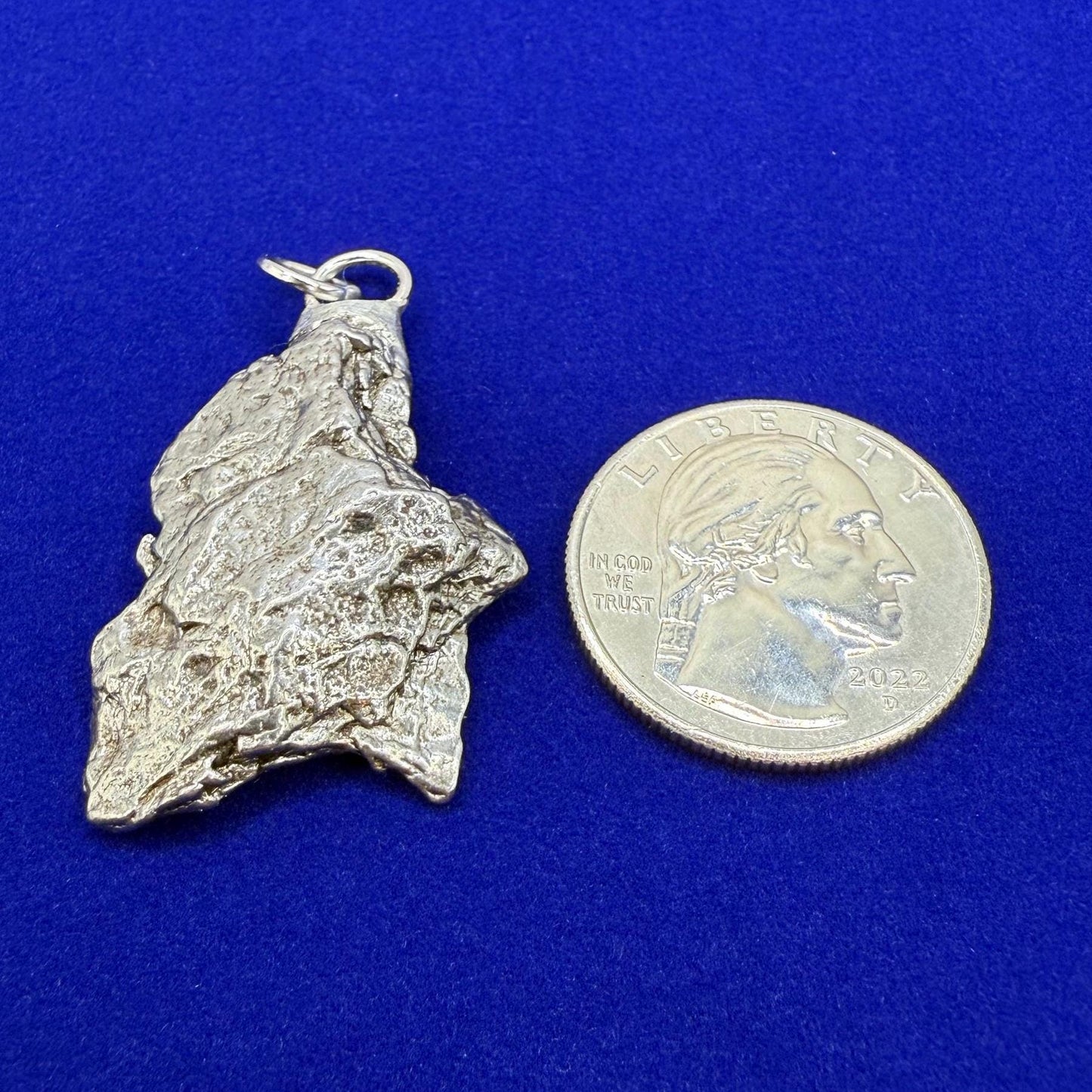 Beautiful Meteorite Campo del Cielo Pendant, 15.67 Grams, Astronomy Gift, Authentic Meteorite, Meteorite Jewelry, Meteorite Pendant, COA