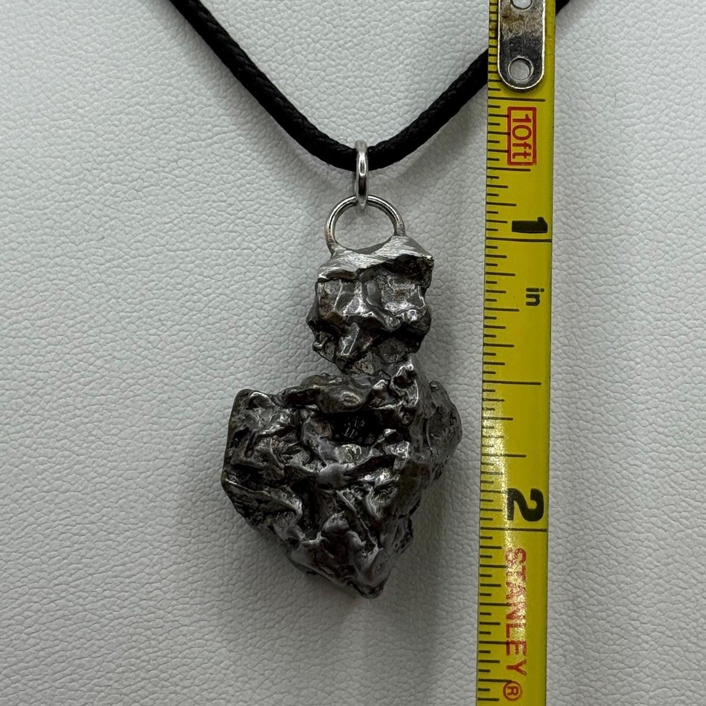 Unique and Rare Campo del Cielo Meteorite Pendant 16.84 grams, Astronomy Gift, Rare Moving Piece, Iron Meteorite, Space Gift, Space