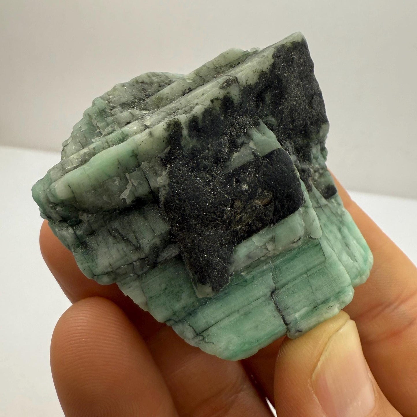 Polished Rough Emerald, Emerald Stone, Authentic Emerald, Brazilian Emerald, Heart Chakra, Brazilian Emerald, 80.68 grams/403 Carats