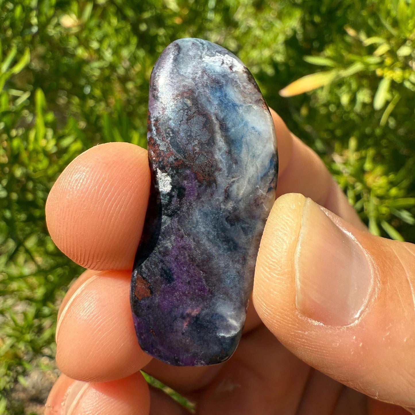 Sugalite Specimen, Polished Sugalite, Rare Sugalite, Inner Peace, South African, Reiki Energy Work, Authentic Sugalite, 9.02 grams