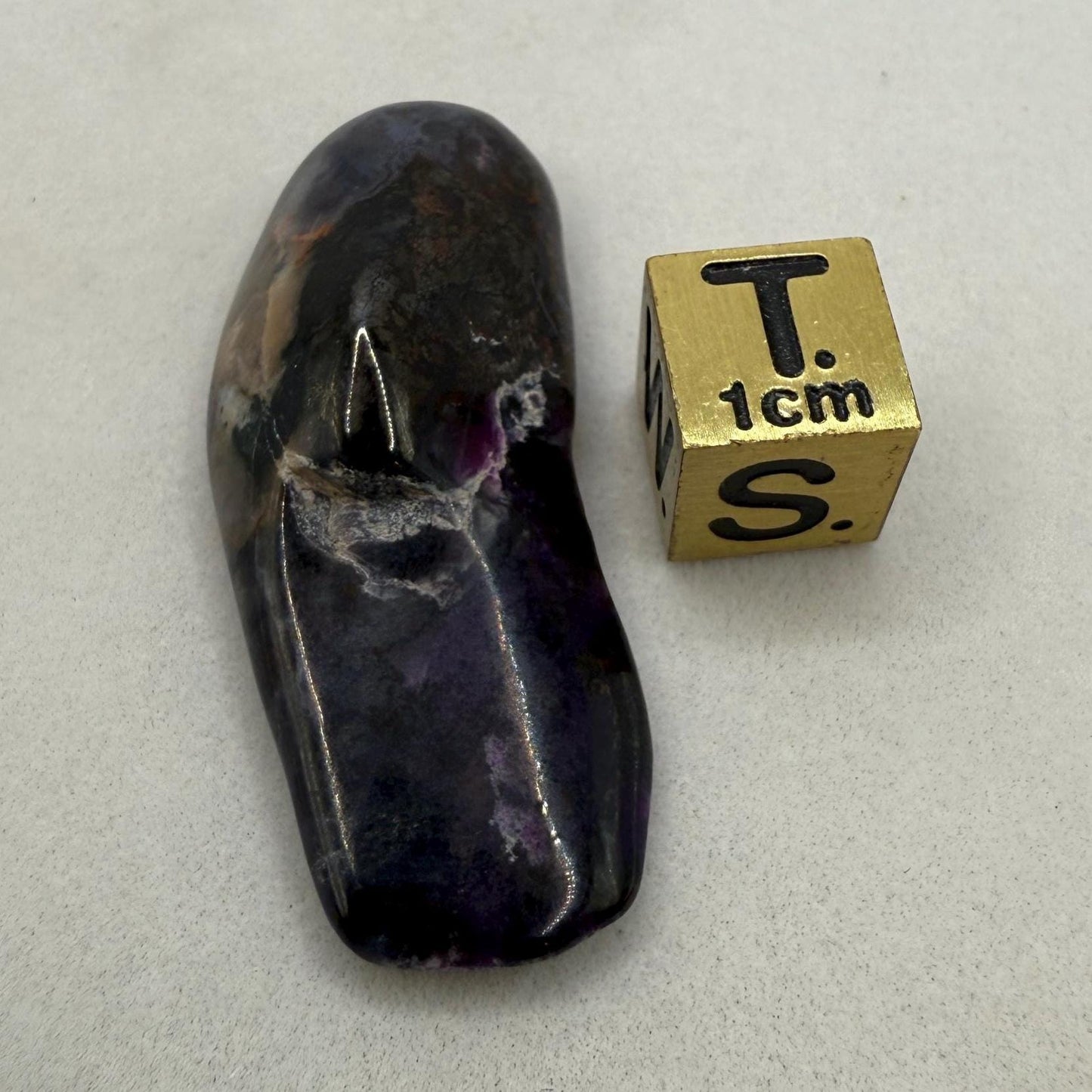 Sugalite Specimen, Polished Sugalite, Rare Sugalite, Inner Peace, South African, Reiki Energy Work, Authentic Sugalite, 9.02 grams