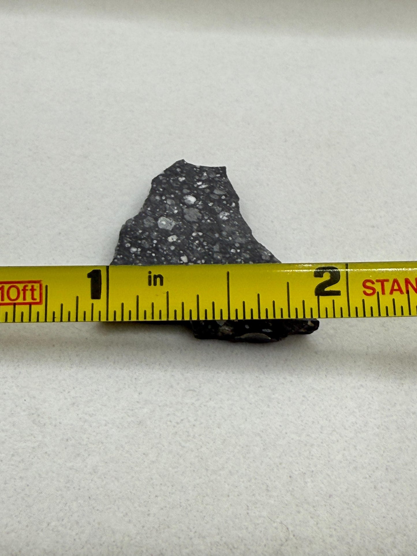 NWA 17679 Lunar Meteorite Slice, Rare Feldspathic Breccia Lunar, Mauritania, Africa, Moon Rock, Astronomy Gift, 2.38 grams