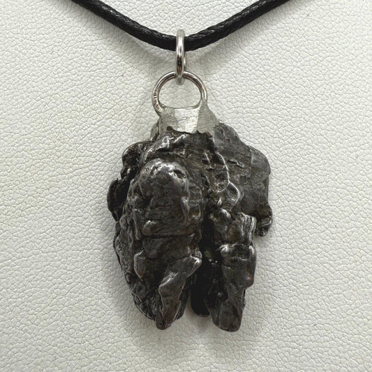 Beautiful Meteorite Campo del Cielo Pendant 13.28 grams, Astronomy Gift, Authentic Meteorite, Meteorite Jewelry, Meteorite Pendant, COA