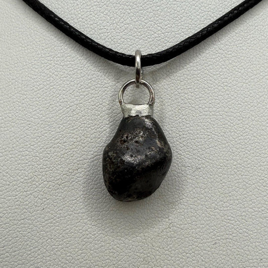 Agoudal Meteorite Pendant, Agoudal, Astronomy Gift, Space Gift, Iron Meteorite, Handmade Pendant, Authentic Iron Meteorite, 7.55 Grams