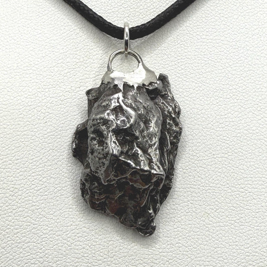 Beautiful Meteorite Campo del Cielo Pendant 16.45 Grams, Astronomy Gift, Authentic Meteorite, Meteorite Jewelry, Meteorite Pendant, COA
