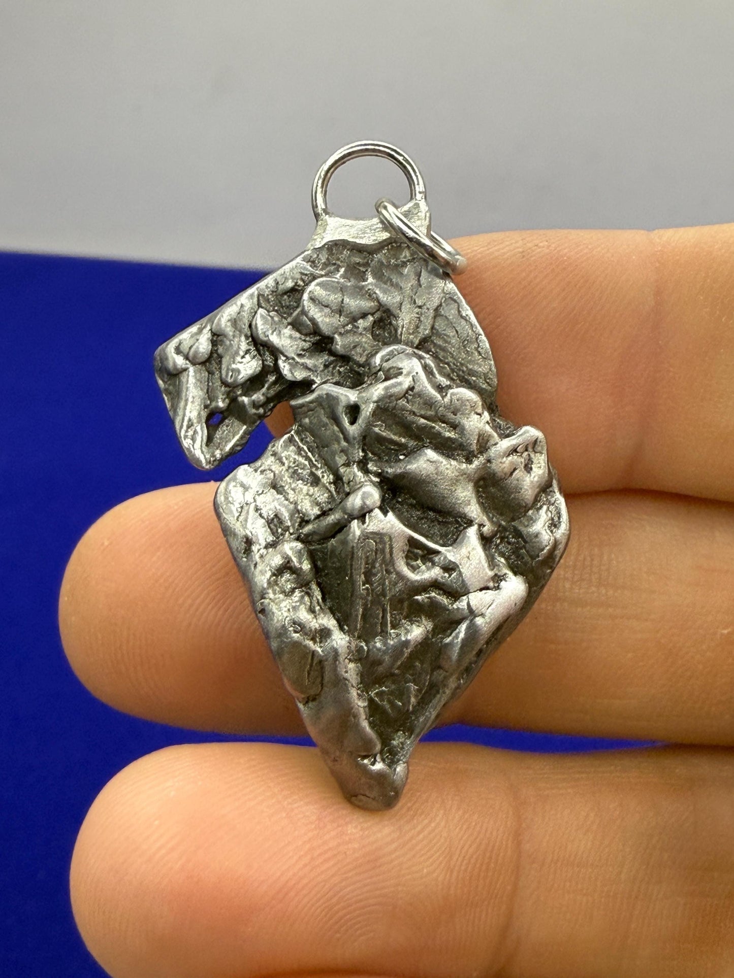Beautiful Aletai Meteorite Pendant, 19.82 grams, Astronomy Gift, Authentic Meteorite, Meteorite Jewelry, Meteorite Pendant, COA, Space Gift