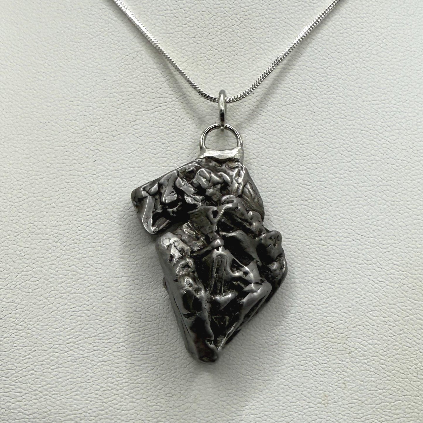 Beautiful Aletai Meteorite Pendant, 19.82 grams, Astronomy Gift, Authentic Meteorite, Meteorite Jewelry, Meteorite Pendant, COA, Space Gift
