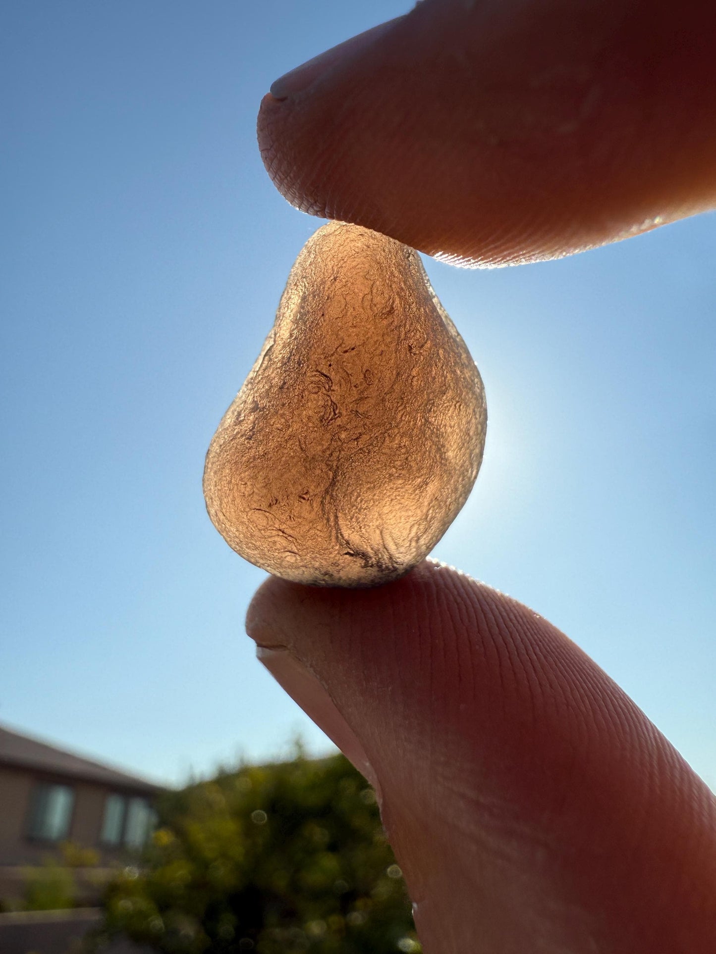 Saffordite Specimen: Rare Cintamani Stone, Arizona Pseudotektite, 5.62 grams
