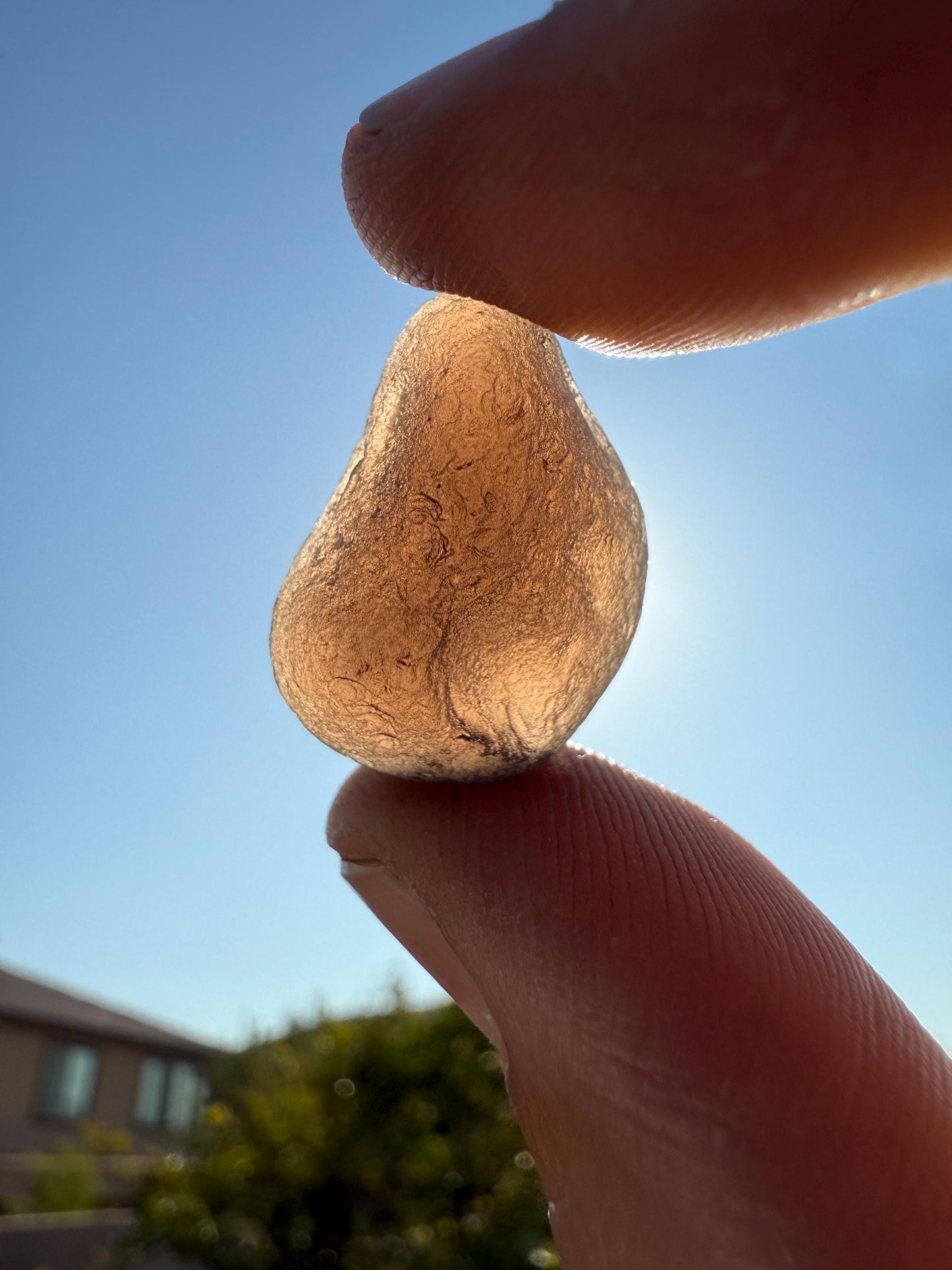Saffordite Specimen: Rare Cintamani Stone, Arizona Pseudotektite, 5.62 grams