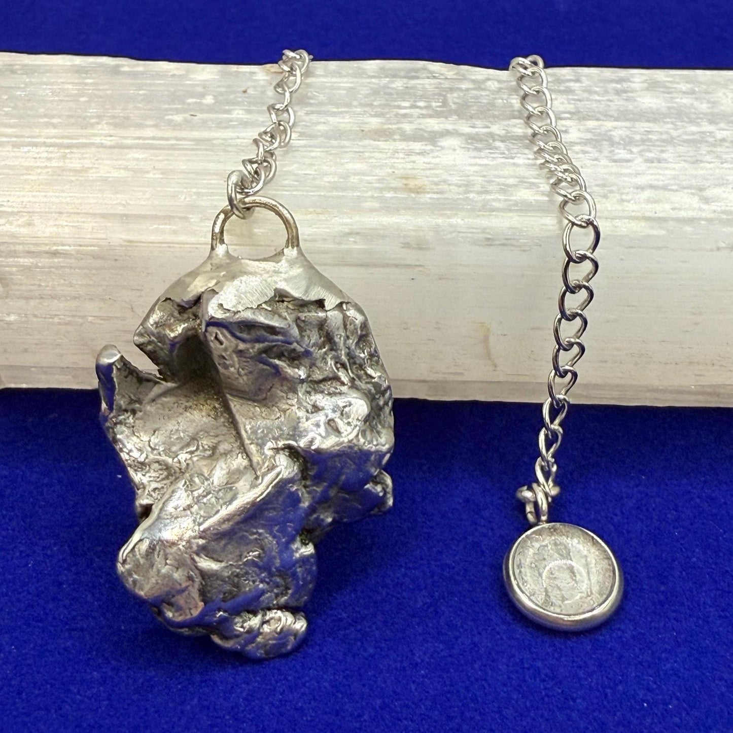 Beautiful Aletai Meteorite Pendulum, 22.51 grams, Astronomy Gift, Meditation Tool, Authentic Meteorite, Pendulum, Meteorite Pendant