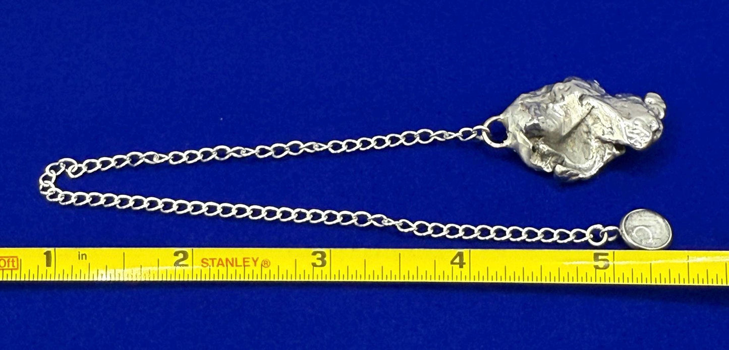 Beautiful Aletai Meteorite Pendulum, 22.51 grams, Astronomy Gift, Meditation Tool, Authentic Meteorite, Pendulum, Meteorite Pendant